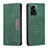 Coque Portefeuille Livre Cuir Etui Clapet B01F pour Oppo K10 5G India Vert