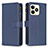 Coque Portefeuille Livre Cuir Etui Clapet B01F pour Realme C67 Bleu