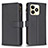 Coque Portefeuille Livre Cuir Etui Clapet B01F pour Realme C67 Noir