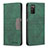 Coque Portefeuille Livre Cuir Etui Clapet B01F pour Samsung Galaxy A03s Vert