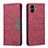 Coque Portefeuille Livre Cuir Etui Clapet B01F pour Samsung Galaxy A04 4G Rouge