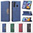 Coque Portefeuille Livre Cuir Etui Clapet B01F pour Samsung Galaxy A21 Petit