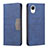 Coque Portefeuille Livre Cuir Etui Clapet B01F pour Samsung Galaxy A23s Bleu