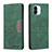 Coque Portefeuille Livre Cuir Etui Clapet B01F pour Xiaomi Poco C51 Vert