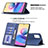 Coque Portefeuille Livre Cuir Etui Clapet B01F pour Xiaomi Redmi Note 10 5G Petit