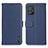 Coque Portefeuille Livre Cuir Etui Clapet B01H pour Asus ZenFone 8 Mini Bleu