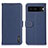 Coque Portefeuille Livre Cuir Etui Clapet B01H pour Google Pixel 7 5G Bleu