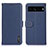 Coque Portefeuille Livre Cuir Etui Clapet B01H pour Google Pixel 7 Pro 5G Bleu