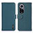 Coque Portefeuille Livre Cuir Etui Clapet B01H pour Huawei Honor 50 5G Vert