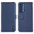 Coque Portefeuille Livre Cuir Etui Clapet B01H pour Motorola Moto Edge (2021) 5G Bleu