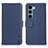 Coque Portefeuille Livre Cuir Etui Clapet B01H pour Motorola Moto Edge S30 5G Bleu