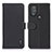 Coque Portefeuille Livre Cuir Etui Clapet B01H pour Motorola Moto G Play Gen 2 Noir