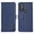 Coque Portefeuille Livre Cuir Etui Clapet B01H pour Motorola Moto G Power (2022) Bleu