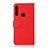 Coque Portefeuille Livre Cuir Etui Clapet B01H pour Motorola Moto One Fusion Plus Rouge