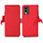 Coque Portefeuille Livre Cuir Etui Clapet B01H pour Nokia C210 Rouge