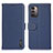 Coque Portefeuille Livre Cuir Etui Clapet B01H pour Nokia G11 Bleu