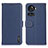 Coque Portefeuille Livre Cuir Etui Clapet B01H pour OnePlus 10R 5G Bleu