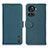 Coque Portefeuille Livre Cuir Etui Clapet B01H pour OnePlus 10R 5G Vert