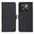 Coque Portefeuille Livre Cuir Etui Clapet B01H pour OnePlus 10T 5G Noir