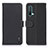 Coque Portefeuille Livre Cuir Etui Clapet B01H pour OnePlus Nord CE 5G Noir