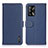 Coque Portefeuille Livre Cuir Etui Clapet B01H pour Oppo F19s Bleu