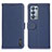 Coque Portefeuille Livre Cuir Etui Clapet B01H pour Oppo Reno6 Pro+ Plus 5G Bleu