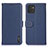 Coque Portefeuille Livre Cuir Etui Clapet B01H pour Samsung Galaxy A03 Bleu