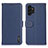 Coque Portefeuille Livre Cuir Etui Clapet B01H pour Samsung Galaxy A13 4G Bleu