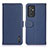 Coque Portefeuille Livre Cuir Etui Clapet B01H pour Samsung Galaxy F34 5G Bleu