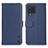 Coque Portefeuille Livre Cuir Etui Clapet B01H pour Samsung Galaxy M32 4G Bleu