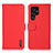 Coque Portefeuille Livre Cuir Etui Clapet B01H pour Samsung Galaxy S22 Ultra 5G Rouge