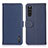 Coque Portefeuille Livre Cuir Etui Clapet B01H pour Sony Xperia 10 III Lite Bleu