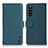 Coque Portefeuille Livre Cuir Etui Clapet B01H pour Sony Xperia 10 III SO-52B Vert