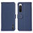 Coque Portefeuille Livre Cuir Etui Clapet B01H pour Sony Xperia 10 IV SO-52C Bleu