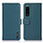 Coque Portefeuille Livre Cuir Etui Clapet B01H pour Sony Xperia 5 III SO-53B Vert
