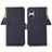 Coque Portefeuille Livre Cuir Etui Clapet B01H pour Sony Xperia 5 V Bleu
