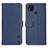 Coque Portefeuille Livre Cuir Etui Clapet B01H pour Xiaomi POCO C31 Bleu