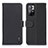 Coque Portefeuille Livre Cuir Etui Clapet B01H pour Xiaomi Poco M4 Pro 5G Noir