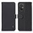 Coque Portefeuille Livre Cuir Etui Clapet B01H pour Xiaomi Redmi 11 Prime 4G Noir