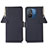 Coque Portefeuille Livre Cuir Etui Clapet B01H pour Xiaomi Redmi 12C 4G Bleu
