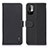 Coque Portefeuille Livre Cuir Etui Clapet B01H pour Xiaomi Redmi Note 10 JE 5G Noir