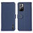 Coque Portefeuille Livre Cuir Etui Clapet B01H pour Xiaomi Redmi Note 11T 5G Bleu