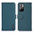 Coque Portefeuille Livre Cuir Etui Clapet B01H pour Xiaomi Redmi Note 11T 5G Vert