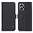 Coque Portefeuille Livre Cuir Etui Clapet B01H pour Xiaomi Redmi Note 11T Pro 5G Noir