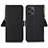 Coque Portefeuille Livre Cuir Etui Clapet B01H pour Xiaomi Redmi Note 12 Turbo 5G Noir