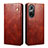 Coque Portefeuille Livre Cuir Etui Clapet B01S pour Huawei Honor 50 5G Marron