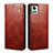 Coque Portefeuille Livre Cuir Etui Clapet B01S pour OnePlus Ace 5G Marron