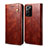 Coque Portefeuille Livre Cuir Etui Clapet B01S pour Samsung Galaxy S20 Plus Marron