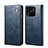 Coque Portefeuille Livre Cuir Etui Clapet B01S pour Xiaomi Redmi 10 Power Bleu