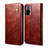 Coque Portefeuille Livre Cuir Etui Clapet B01S pour Xiaomi Redmi Note 10 4G Marron